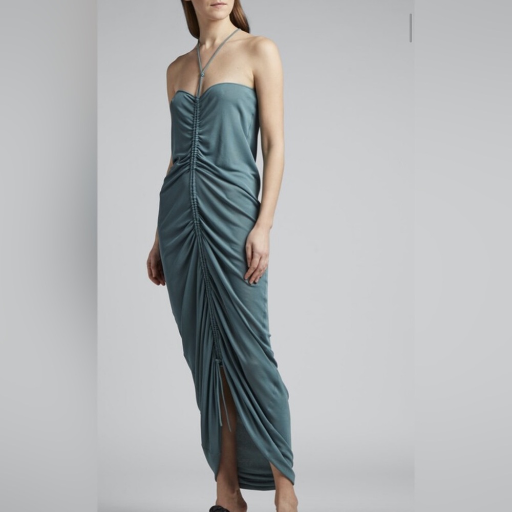 NWT Authentic Bottega Veneta Mini Dress Emerald Green in S